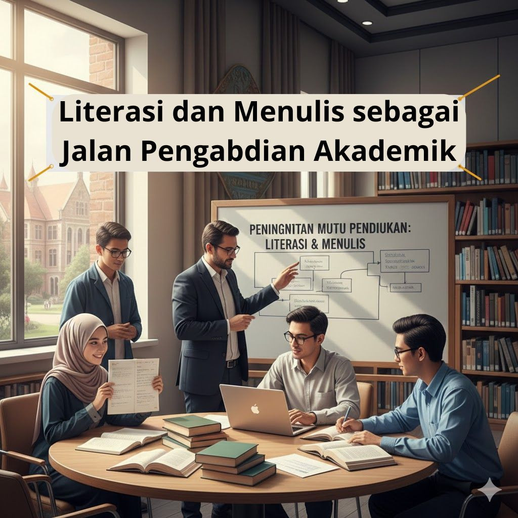 Peningkatan Mutu Pendidikan: Literasi dan Menulis sebagai Jalan  Pengabdian Akademik